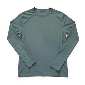 Vuori Teal Long Sleeve Athletic Top